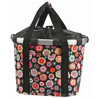 Panier KlickFix Bikebasket Happy Flowers