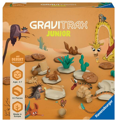 Construction circuit bille Ravensburger GraviTrax Junior Set d’extension My Desert