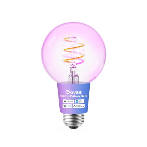 Ampoule LED connectée Govee Edison E27 G80 éclairage blanche
