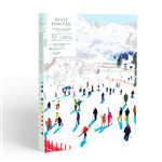 Gouache La Petite épicerie Peinture au numéro Petit Pinceau Skiing among Montains par Katie Smith
