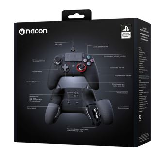 NACON REVOLUTION Pro Controller 3 - Manette de jeu - filaire - noir - pour PC, Sony PlayStation 4