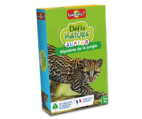 Jeu De Cartes Bioviva Défis Nature Junior Mystères De La Jungle
