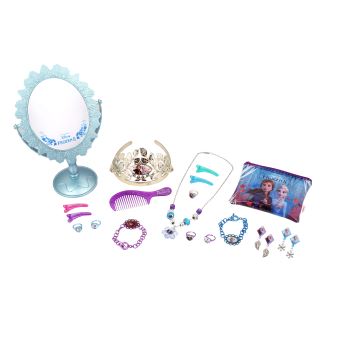 Coffret Bijoux et miroir sur pied Reine des neiges 2