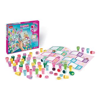 Maped Creativ Tampons Princesses Pour Filles - 52 Tampons Pré-encrés Avec Livret Ludo-éducatif