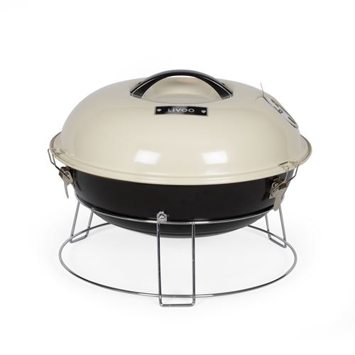 Barbecue à Charbon Portable Livoo DOC301 Ø34 cm Acier Émaillé - Image 4
