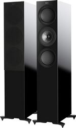 KEF R Series R7 - Haut-parleur - tridirectionnel - brillant noir