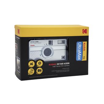 Appareil photo argentique réutilisable Kodak Ektar H35 N Métal + Film Kodak Ultramax 24 poses - 1