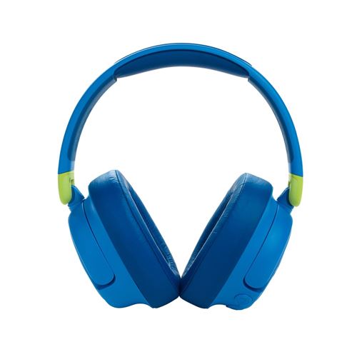 Casque circum-auriculaire sans fil Bluetooth à réduction de bruit pour enfant JBL JR 460NC Bleu