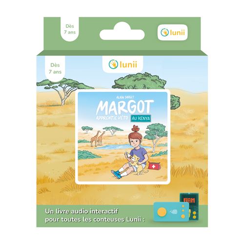 Livre audio Fabrique à Histoires Lunii Margot au Kenya - vue 1