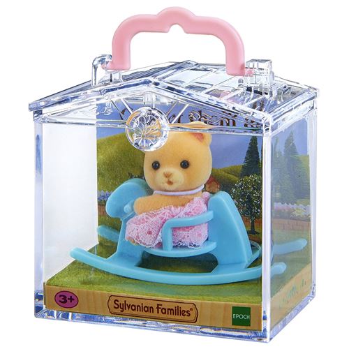 Valisette-bébé ours-cheval à bascule