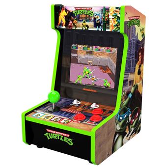 Borne d'arcade 2 jeux Arcade1Up Teenage Mutant Ninja Turtles Countercade