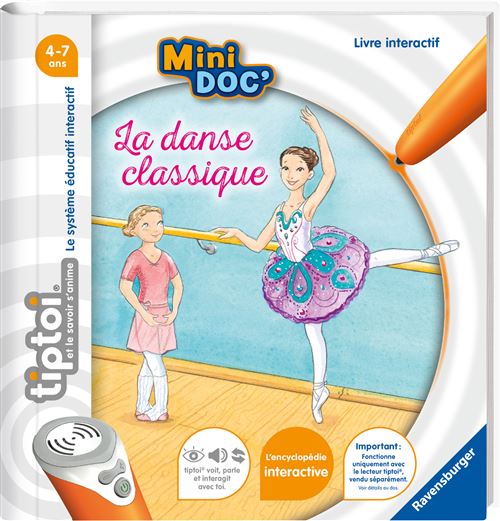 Ravensburger- Tiptoi-Mini Doc' -La Danse Classique Premier Age, 4005556000395