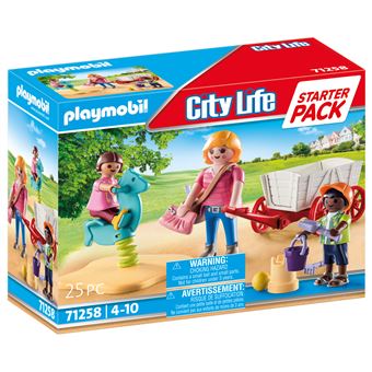 Playmobil City Life 71258 Starter Pack Nourrice avec enfants - 1