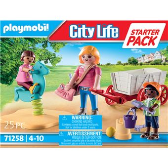 Playmobil City Life 71258 Starter Pack Nourrice avec enfants