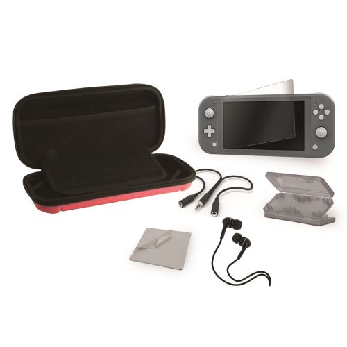 Pack accessoires Extreme 6 en 1 Rouge pour Nintendo Switch Lite