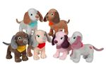 Peluche Gipsy Fun Puppies Sonore 17 cm Modèle aléatoire