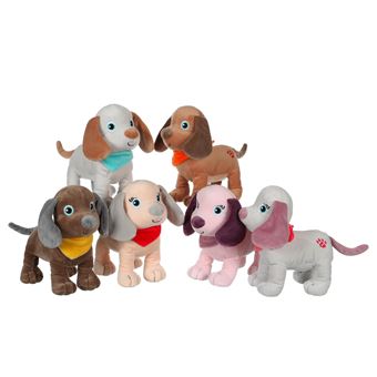 Peluche Gipsy Fun Puppies Sonore 17 cm Modèle aléatoire