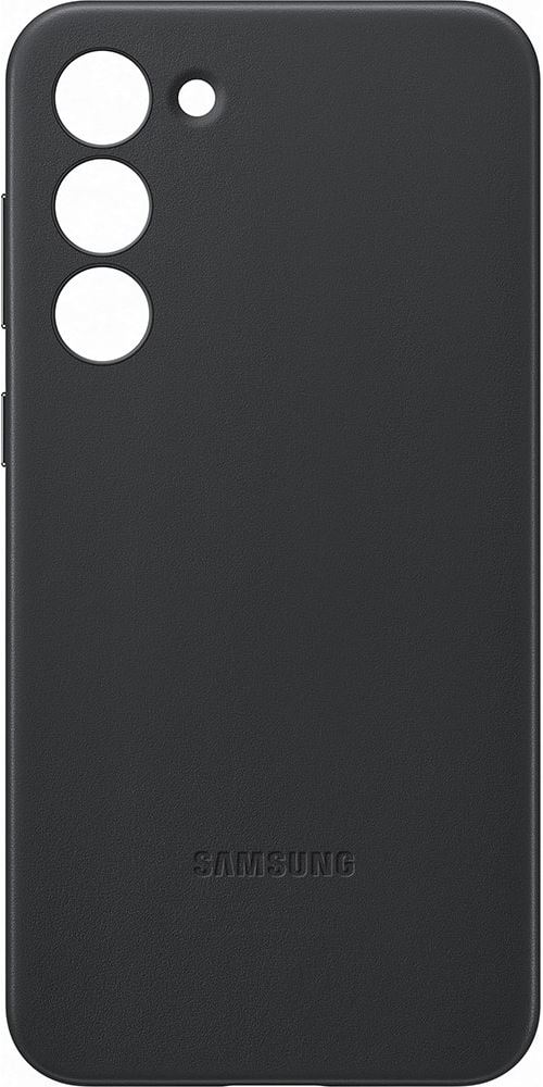 Coque - SAMSUNG - Galaxy S23+ - Cuir - Noir - Semi-rigide