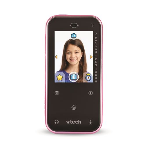 Fotocamera Bambini Vtech KidiZoom Snap Touch - Con Custodia Rosa E Display Touch