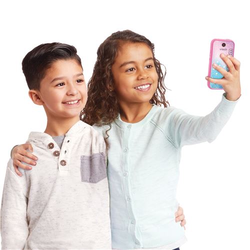 Étui VTech KidiZoom Snap Touch Blue - Support écran tactile - Câble USB - Bleu (boîte de rangement pour appareil photo d'enfant - Jouet