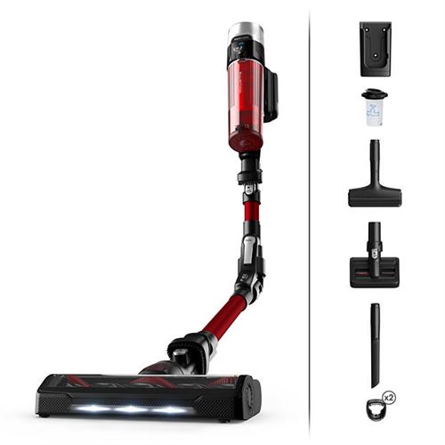 Aspirateur balai sans fil multifonction Rowenta X-Force Flex Animal Care 9.60 RH2079WO 250 W Rouge et noir - Rowenta