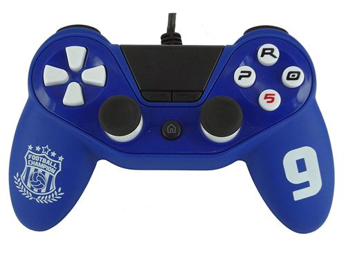 Manette PS4 filaire Subsonic Pro 5 Sport Bleu