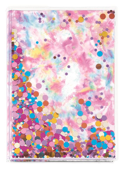 Agenda scolaire Oberthur 2021 2022 Confettis un jour par page Modèle aléatoire
