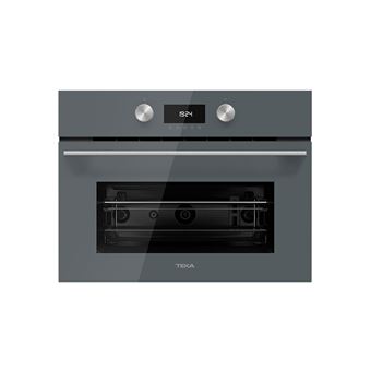 Microonde +Grill, 3 fcts de cuisson, Capacite, brut/net: 45/44l grill 1400W 0-90 min. Guides chromés, 5 niveaux grille renforcée  Controle electronique avec display, 5 niv de puissance, 1000 W Securité  Decongel temps /poids Porte dble vitrage Stone Gr