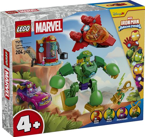 LEGO Disney Junior Marvel Loki contre la Team Iron Man 11211