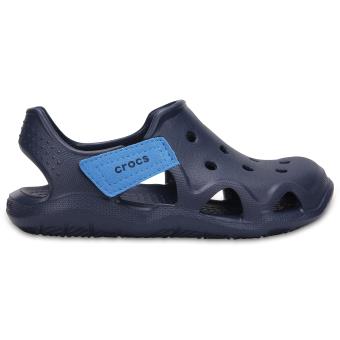 Sandales Crocs Swiftwater Wave Kids Bleu Marine Taille 22 23 Chaussures Ou Chaussons De Sport Equipements Sportifs Fnac