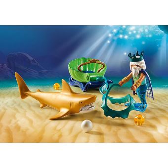 Playmobil Magic 70097 Roi des mers avec calèche royale