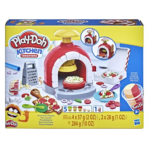 Coffret Four À Pizza Play-Doh F4373 – 6 Pots de Pâte et 8 Accessoires - vue 2