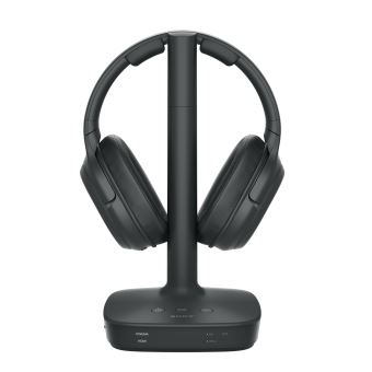 Casque TV Sans Fil Prow – RF Avec Base émettrice – Noir Unisexe