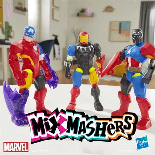 Avengers Multicolore Figurine Mixmashers Basique Modèle Aléatoire