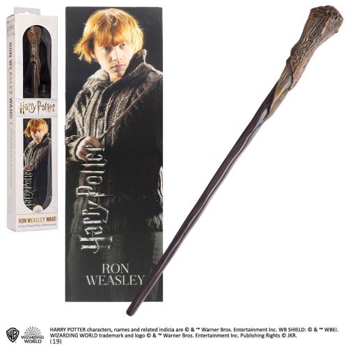 Monde Imaginaire Noble Collection Noble Collection - Harry Potter Ron Weasly Baguette Avec Les Marques