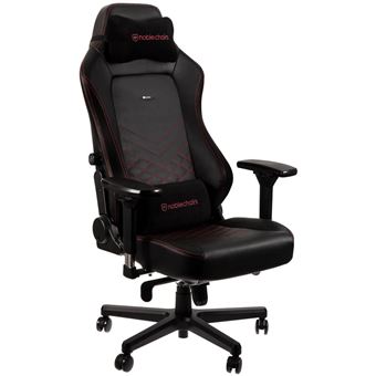 Siège Noblechairs Hero Cuir Noir et Rouge