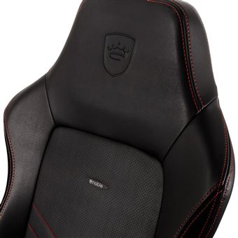 Siège Noblechairs Hero Cuir Noir et Rouge