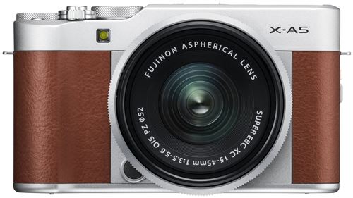 Appareil photo hybride Fujifilm X-A5 Marron et argent + XC 15-45mm f/3.5-5.6 OIS PZ