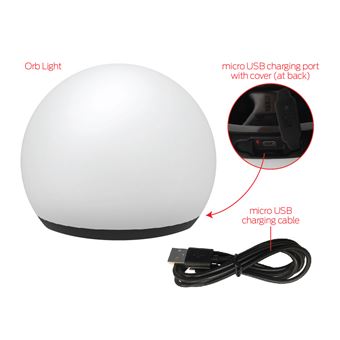 Lumière LED portable Monster Illuminescence Orb Multicolore