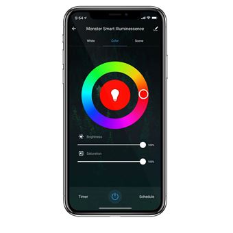 Lumière LED portable Monster Illuminescence Orb Multicolore