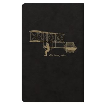 Flying Spi Blck carnet piq tex 7,5x12cm 48p ligne