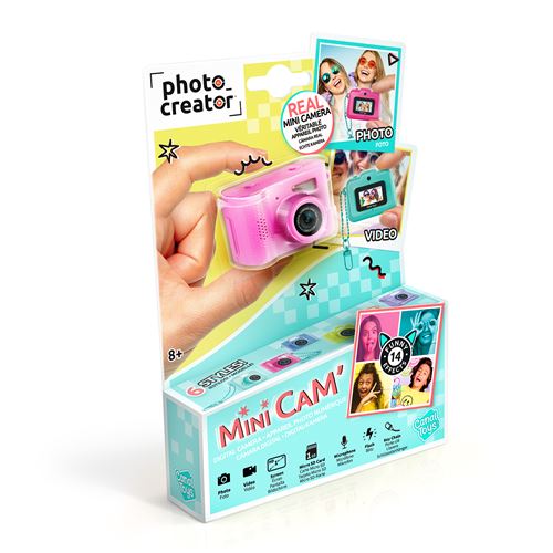 Appareil Photo Numérique Canal Toys Mini Cam’ CLK 061 – Compact avec Porte-Clé et Carte SD 1Go