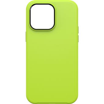 Coque antichoc OtterBox Symmetry + Magsafe pour iPhone 14 Pro Max Jaune Vert