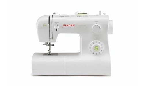 Machine à coudre Singer Tradition 2273 70 W Blanc avec Sac de Transport Vert