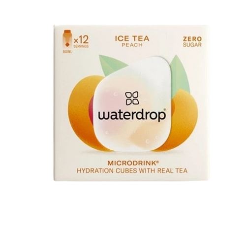 Microdrink Waterdrop Thé Glacé Pêche 12 x 500 ml