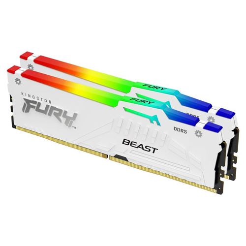 Barrette mémoire RAM Kingston FURY Beast 32 Go (Kit de 2 x 16 Go) DDR5 6000 Mhz CL30 - Kingston
