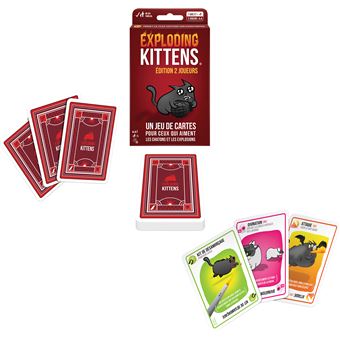 Jeu d’ambiance Asmodee Exploding Kittens Édition 2 Joueurs