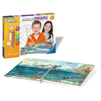 Jeu découverte Ravensburger Tiptoi® Coffret complet Lecteur interactif et Livre Je découvre les dinosaures