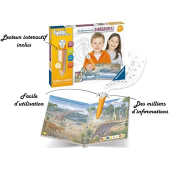 Jeu découverte Ravensburger Tiptoi® Coffret complet Lecteur interactif et Livre Je découvre les dinosaures