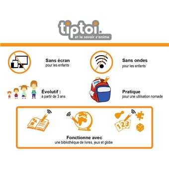 Jeu découverte Ravensburger Tiptoi® Coffret complet Lecteur interactif et Livre Je découvre les dinosaures